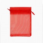 純色紗袋 (紅色) -M